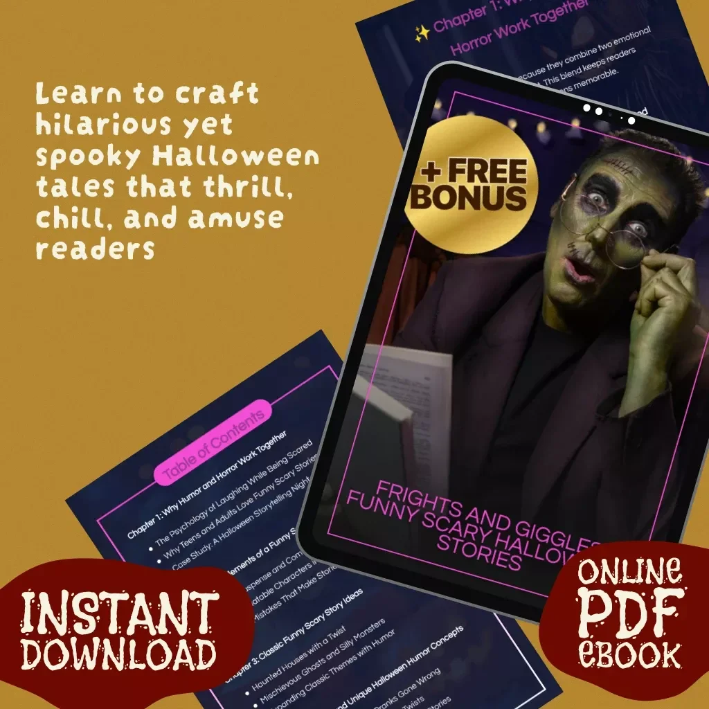 Frights and Giggles: Funny Scary Halloween Stories | Spooky Ghost Story Writing Guide eBook for Beginners & Creators