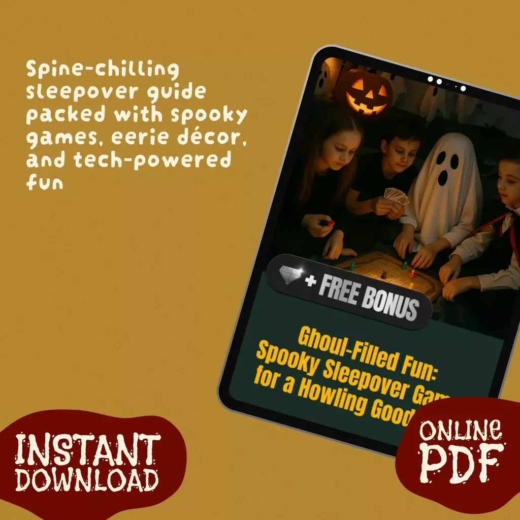 Ghoul-Filled Fun: Spooky Sleepover Games for a Howling Good Time | Halloween Party Guide | Digital Download