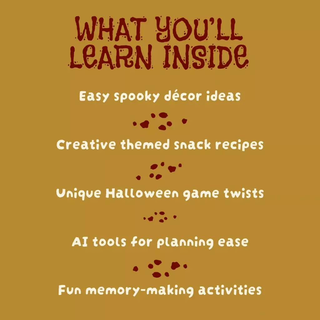 Ghoul-Filled Fun: Spooky Sleepover Games for a Howling Good Time | Halloween Party Guide | Digital Download