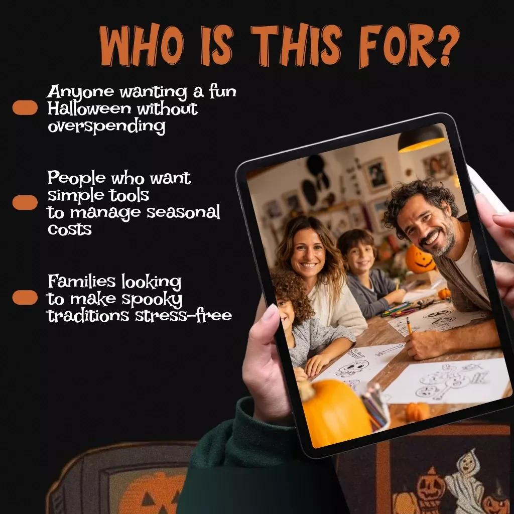 Halloween Spooky Budget Planner for Families | Printable Digital Download | Ebook Guide for Stress-Free & Affordable Halloween
