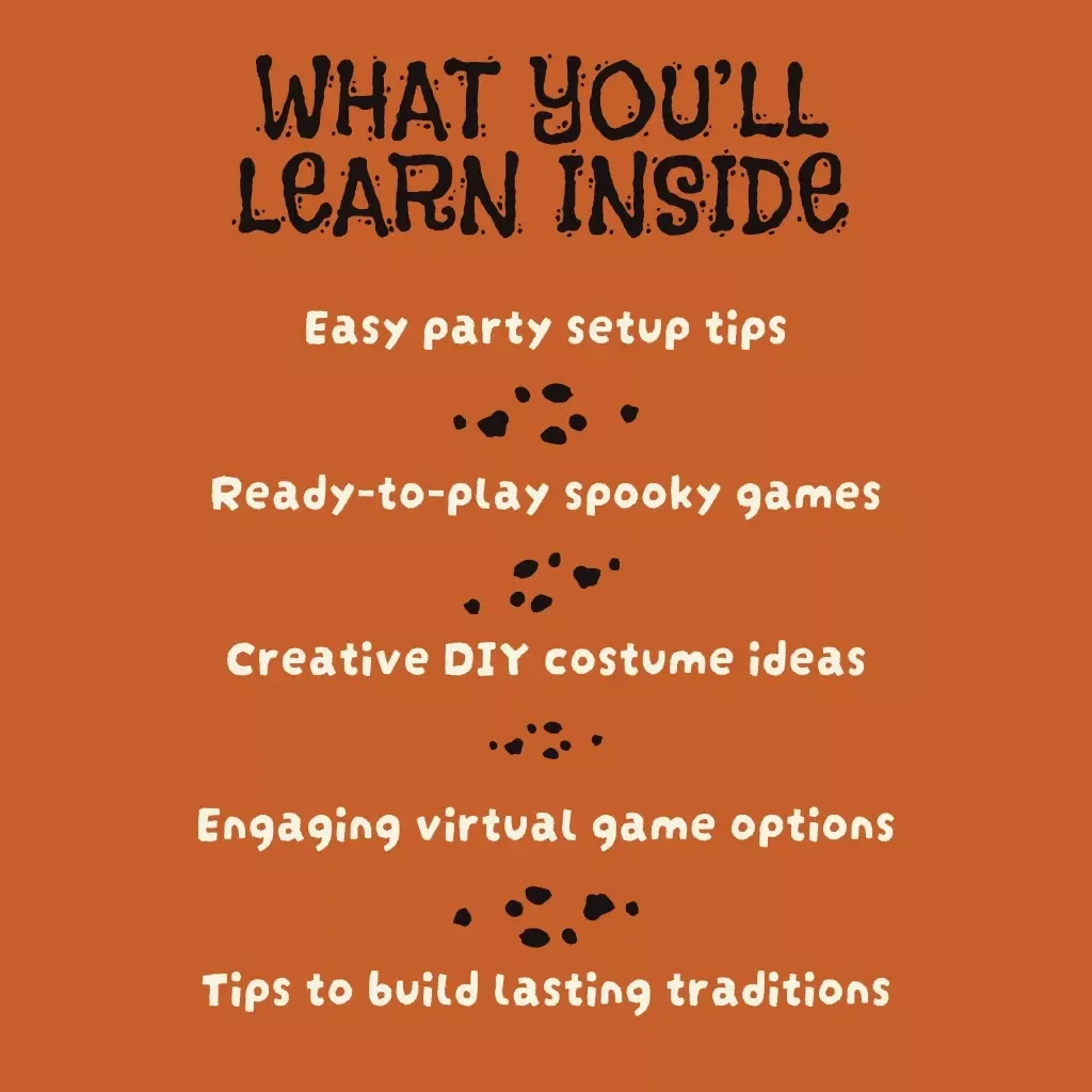 Spooky Games to Play with Friends | Halloween Party Ideas | Fun Scary Game Night Guide (Digital Download)