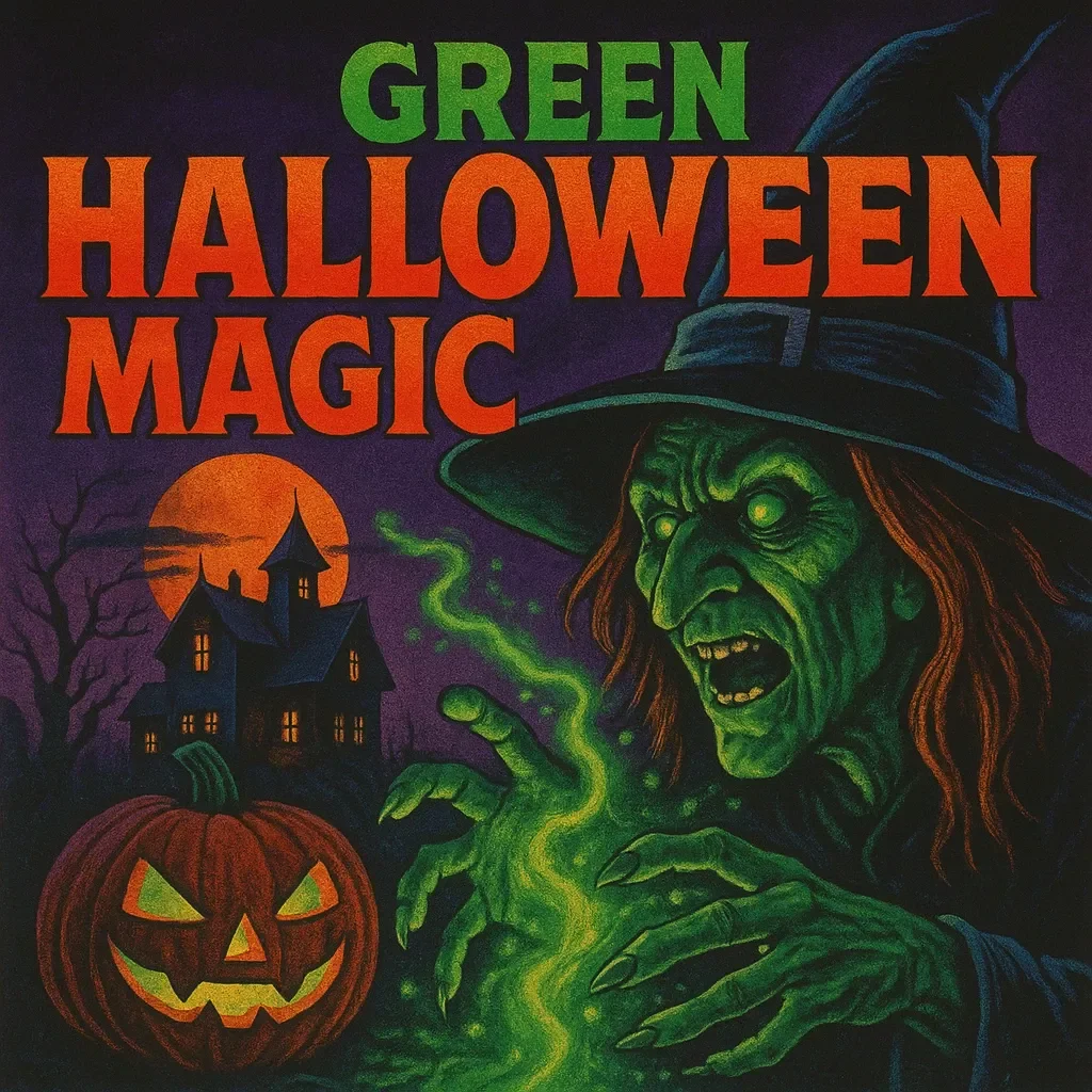 Green Halloween Magic | Sustainable Halloween Prep Plan Guide for Eco-Friendly Costumes, Zero-Waste Decor, and Planet-Friendly Treats