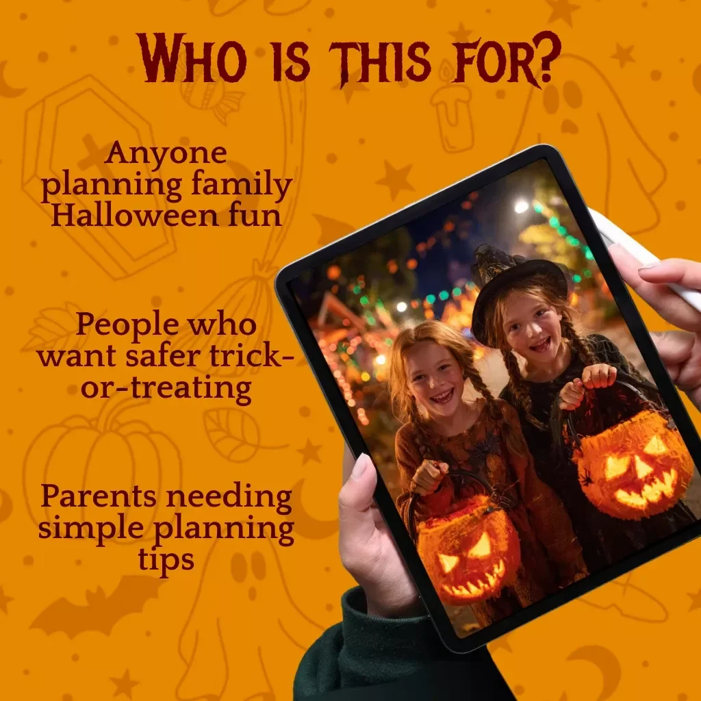 Safe & Fun Trick-Or-Treat Adventure | Halloween Ebook | How to Create a Trick-Or-Treat Safety Route List for Families