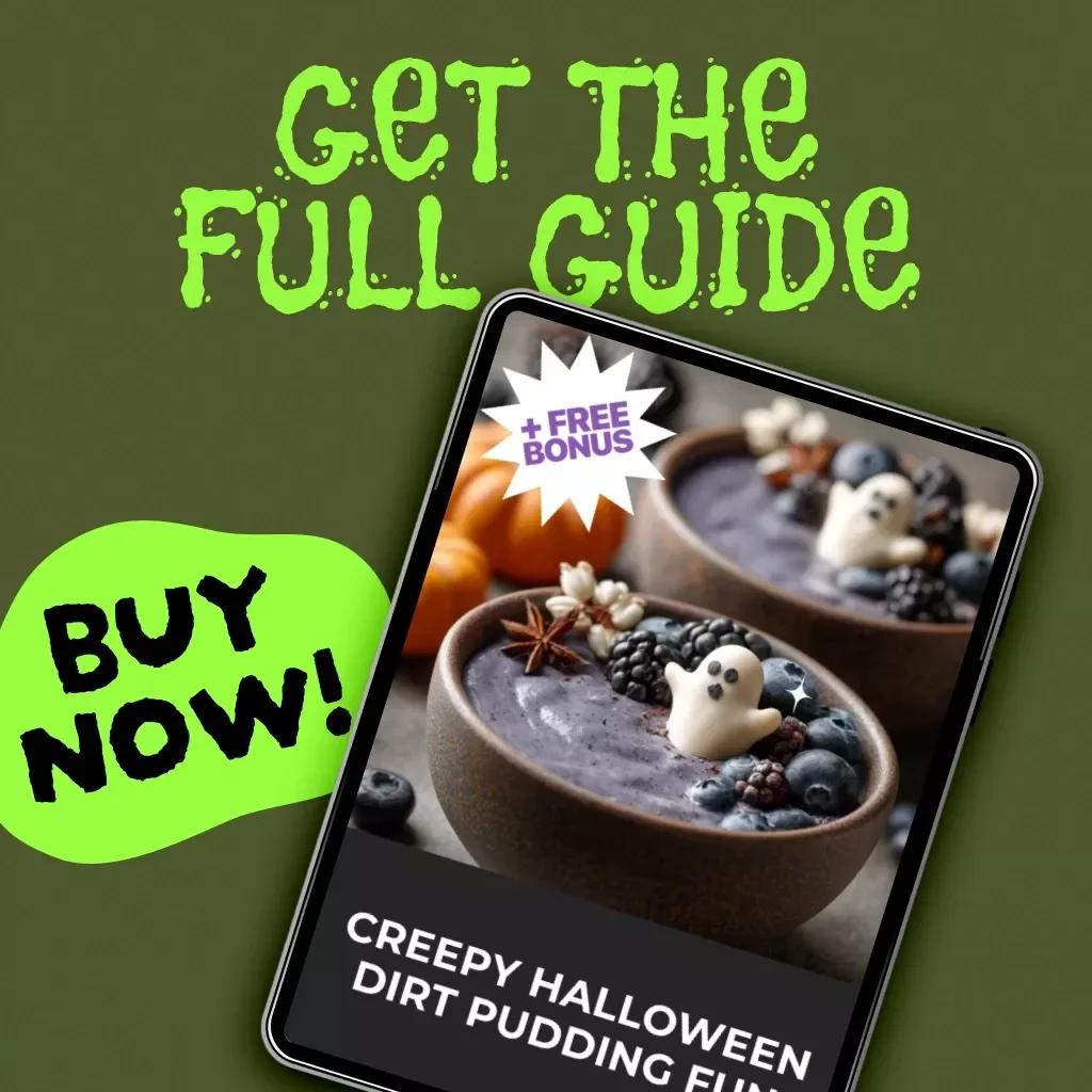 Creepy Halloween Dirt Pudding Fun | Spooky Party Dessert Guide, Step-by-Step eBook, Creative Twists & AI Party Planning Tips