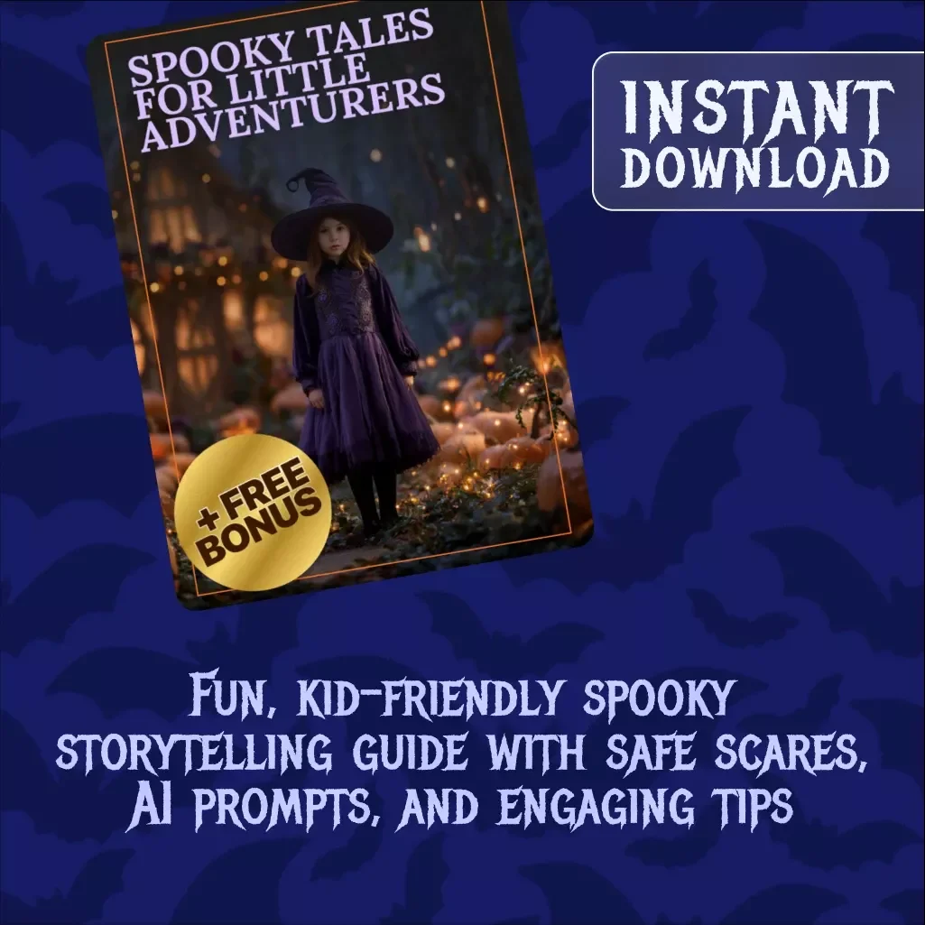 Spooky Tales for Little Adventurers | Digital Guide for Parents & Teachers | Kids’ Scary Storytelling eBook, Story Prompts & Safe Halloween Fun