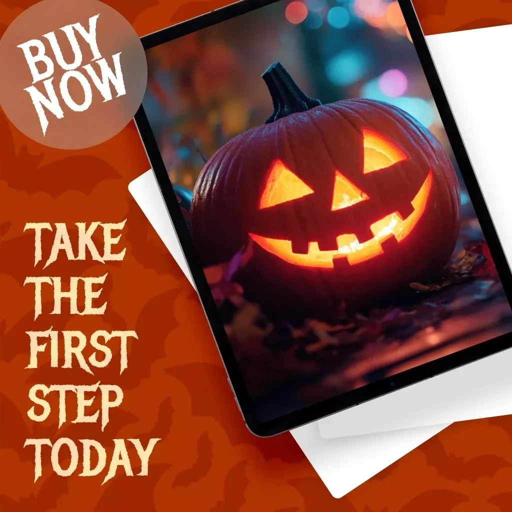 Jack-O’-Lantern Masterpiece Checklist | Cool Halloween Pumpkin Carving Ideas | Printable Digital Download Halloween Guide