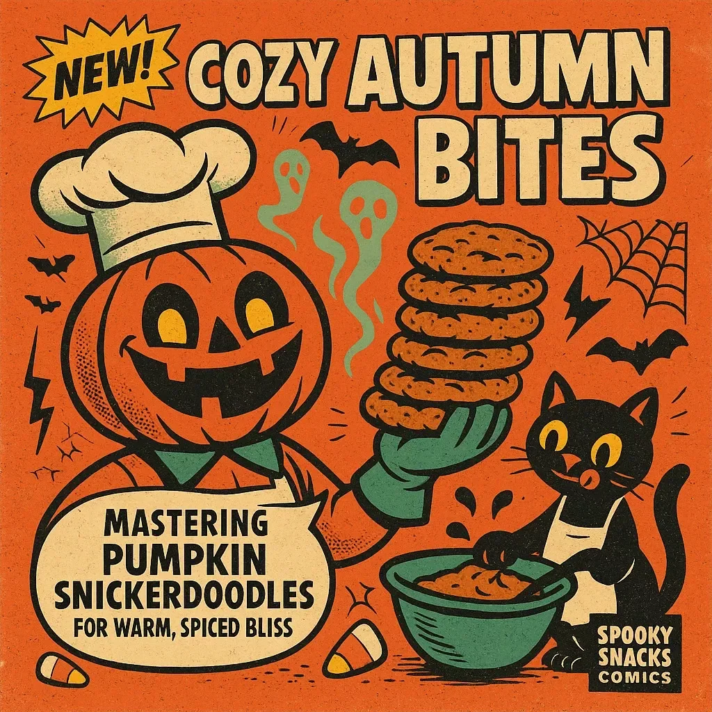 Cozy Autumn Bites: Mastering Pumpkin Snickerdoodles for Warm, Spiced Bliss | Fall Baking eBook & Pumpkin Snickerdoodles Recipe Guide