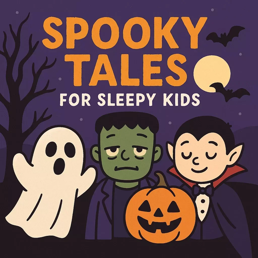 Spooky Tales for Sleepy Kids | Digital Guide of Spooky Bedtime Stories for Kids, Fun AI Prompts & Creative Extras