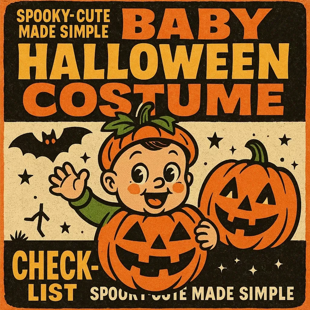 Baby Halloween Costume Checklist: Spooky-Cute Made Simple | Digital Download | Baby Halloween Costume Guide & Safety Tips for Parents