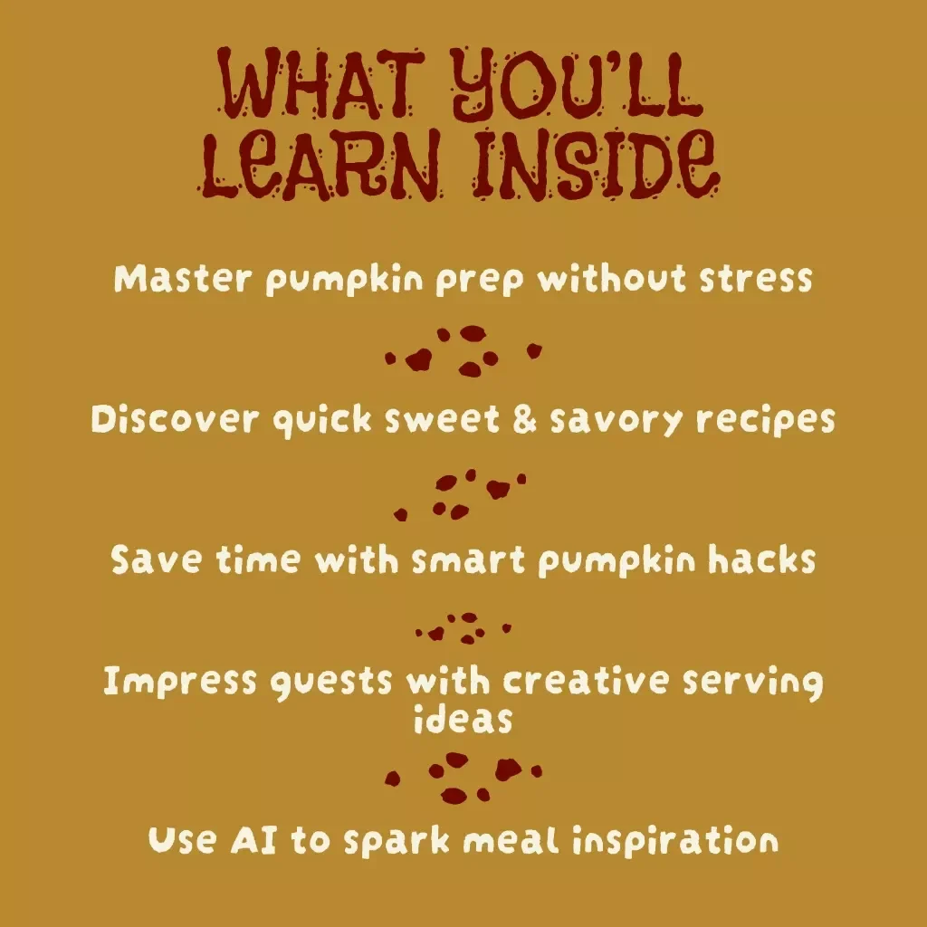 Pumpkin Made Simple: Easy & Cozy Recipes for Every Occasion | Fall-Inspired Easy Pumpkin Recipes eBook for Sweet & Savory Dishes, Hacks, and Meal Ideas
