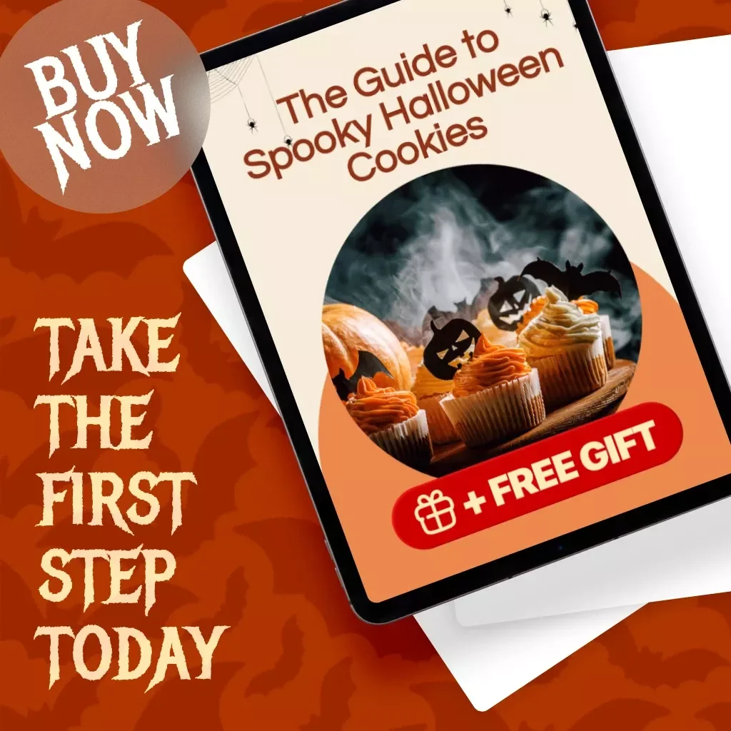 The Guide to Spooky Halloween Cookies | Printable eBook for Creative Cookie Decorating, Party Treats, and DIY Baking Ideas