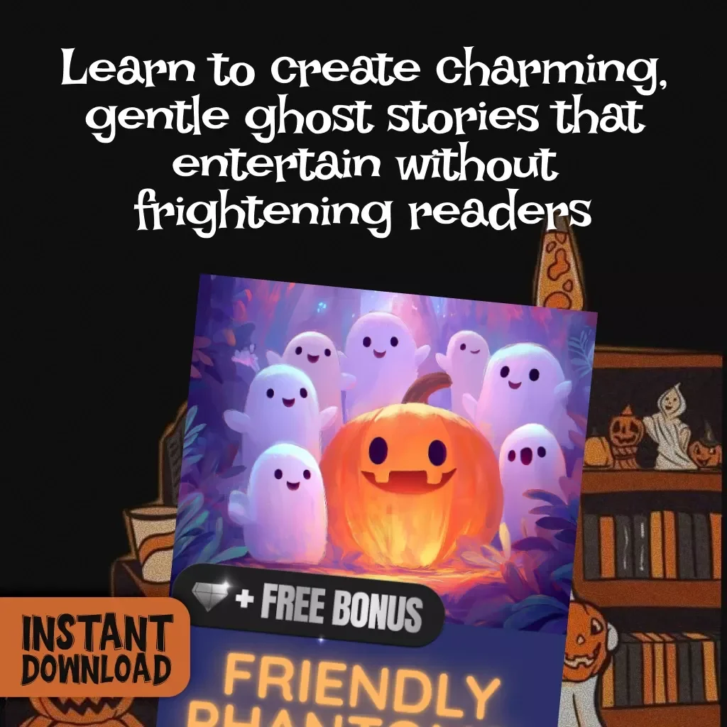 Friendly Phantoms: A Gentle Guide to Ghost Stories That Delight, Not Frighten – Learn to Craft Ghost Stories That Aren’t Too Scary, Fun & Whimsical Digital Guide