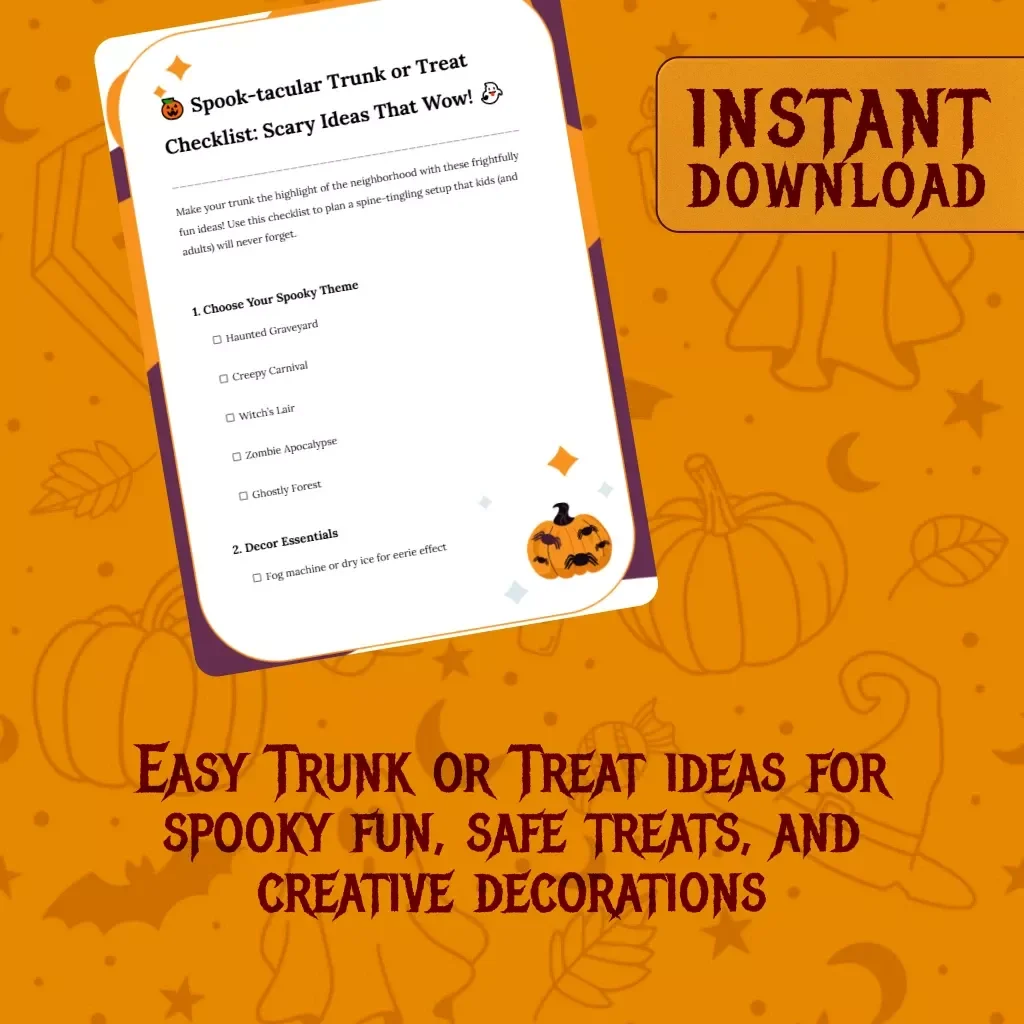 Spook-tacular Trunk or Treat Checklist: Scary Ideas That Wow! – Ultimate Guide for Scary Trunk or Treat Ideas