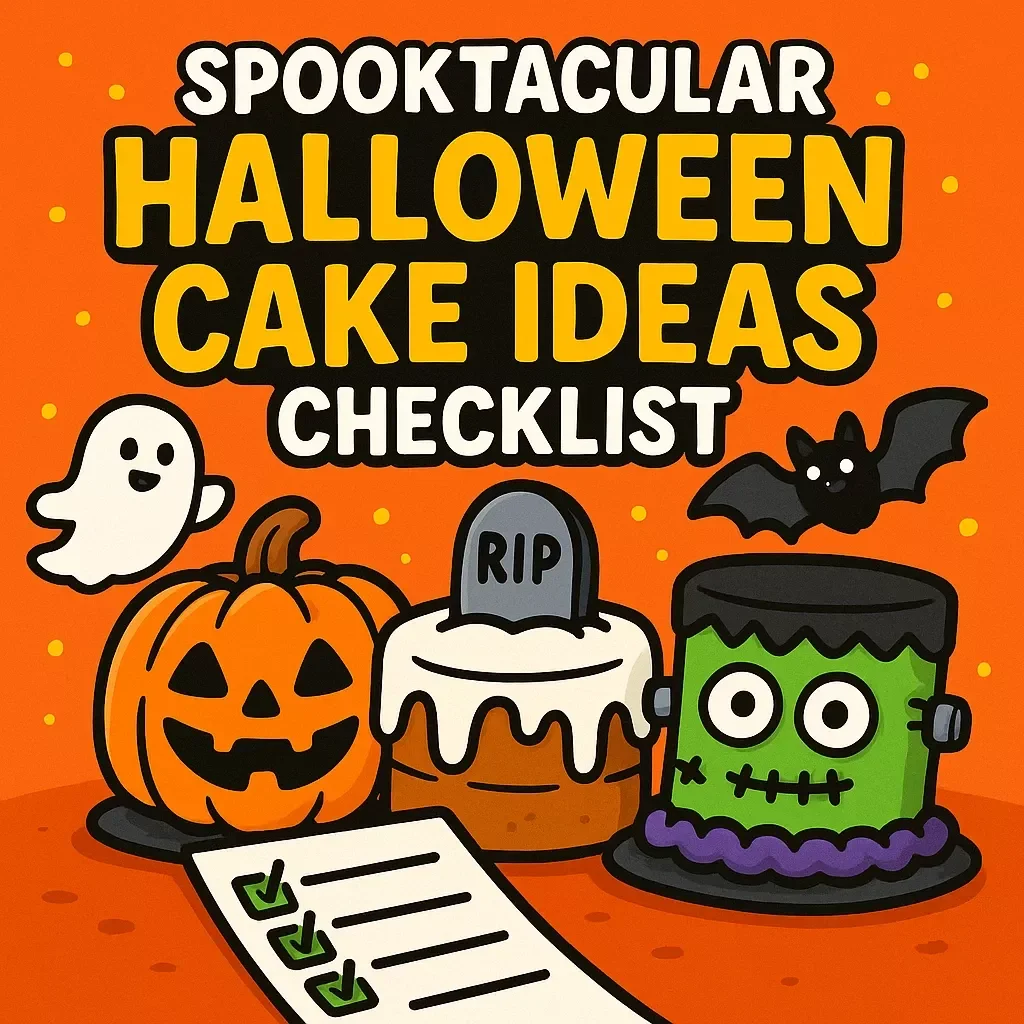 Spooktacular Halloween Cake Ideas Checklist – Fun & Scary Halloween Cake Ideas for Creative Bakers