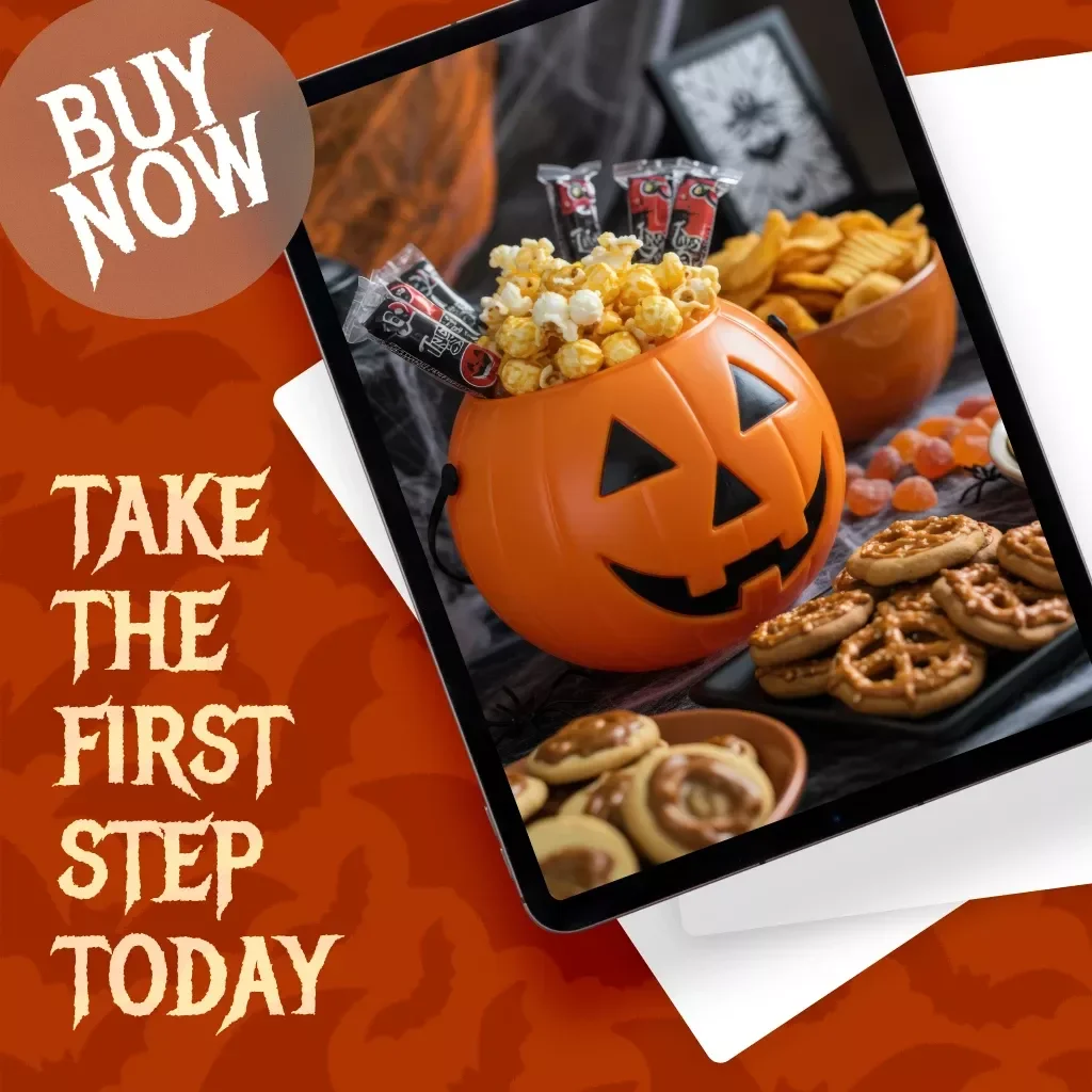 Spooktacular Halloween Party Recipe Checklist | Printable Halloween Recipes for Parties Planner | Digital Download