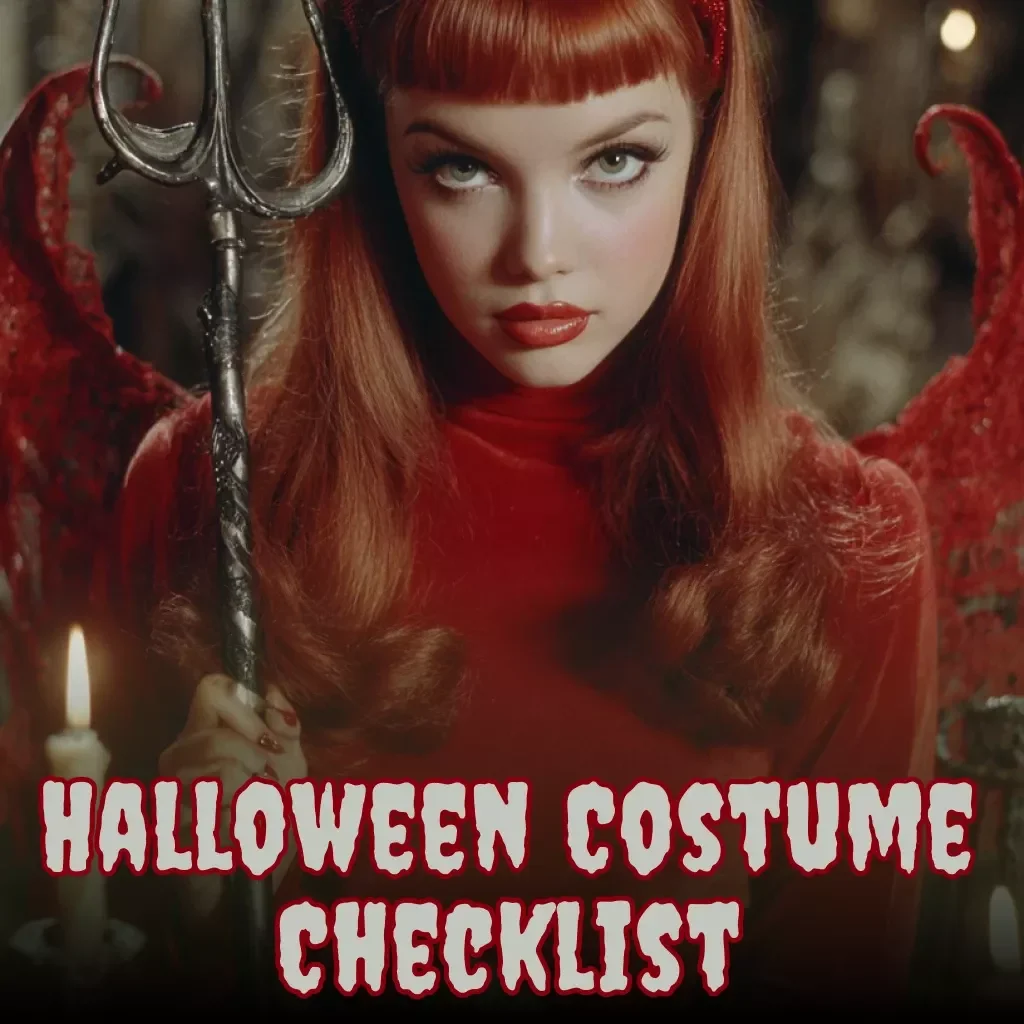 Halloween Costume Checklist: Unleash Your Spooky Side in Style | Digital Download eBook & Halloween Costume Ideas Guide
