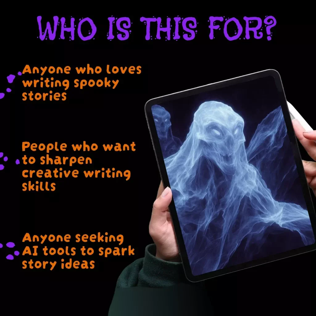 Haunting Tales: Scary Ghost Story Ideas | eBook for Writers, Storytellers & Creators | Digital Download Writing Guide
