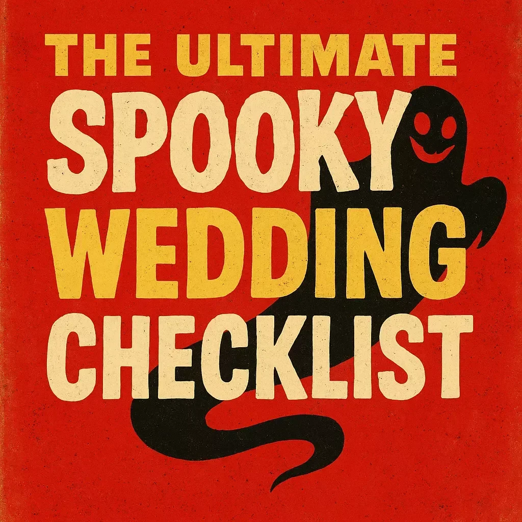 The Ultimate Spooky Wedding Checklist: Make Your “I Do” a Boo-tiful Affair | Halloween Wedding Planning Guide | Gothic Wedding eBook | Digital Download