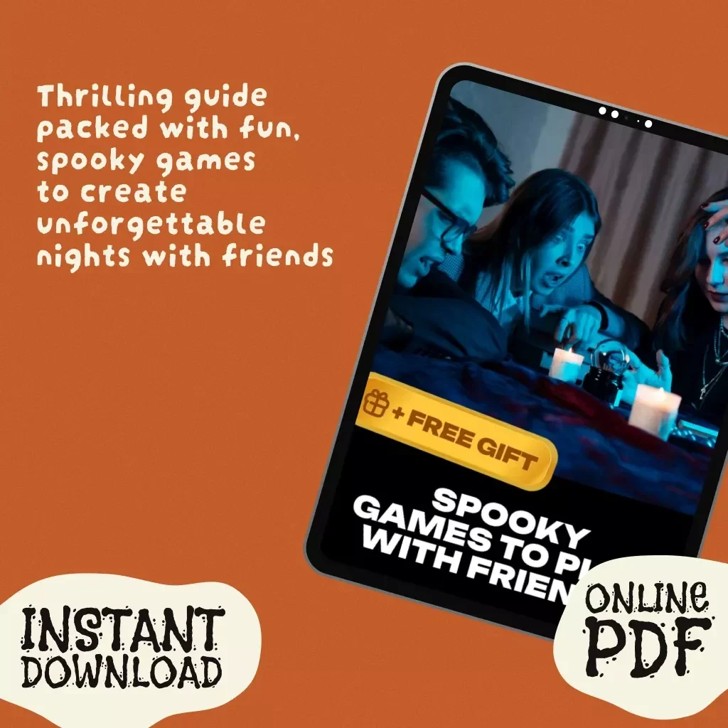 Spooky Games to Play with Friends | Halloween Party Ideas | Fun Scary Game Night Guide (Digital Download)