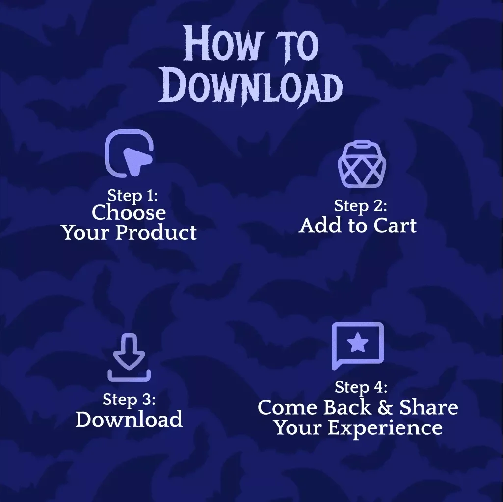 Spook-tacular Checklist: Must-Have Scary Halloween Characters | Printable Digital Download Guide for Party Planning, Costume Ideas & Haunted Decor Inspiration