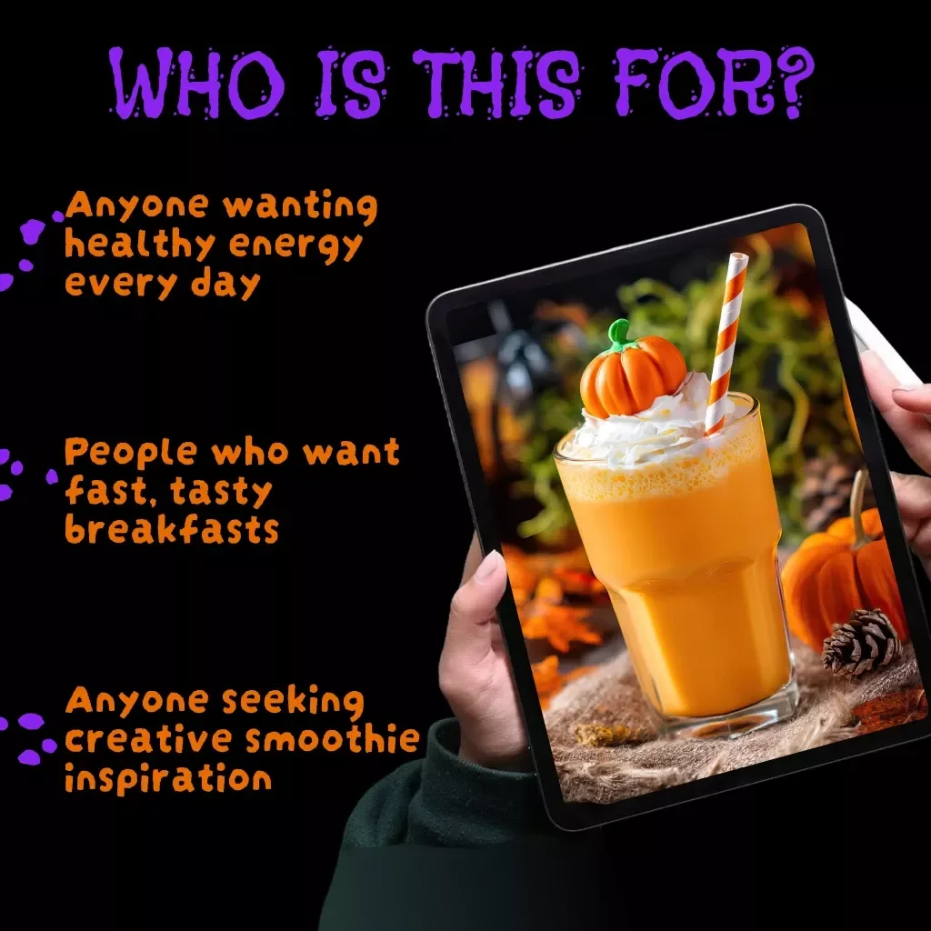 Pumpkin Power: Complete Guide to Smoothies That Energize | Digital Pumpkin Smoothie Recipe Guide, Healthy Breakfast Ideas, Instant Download
