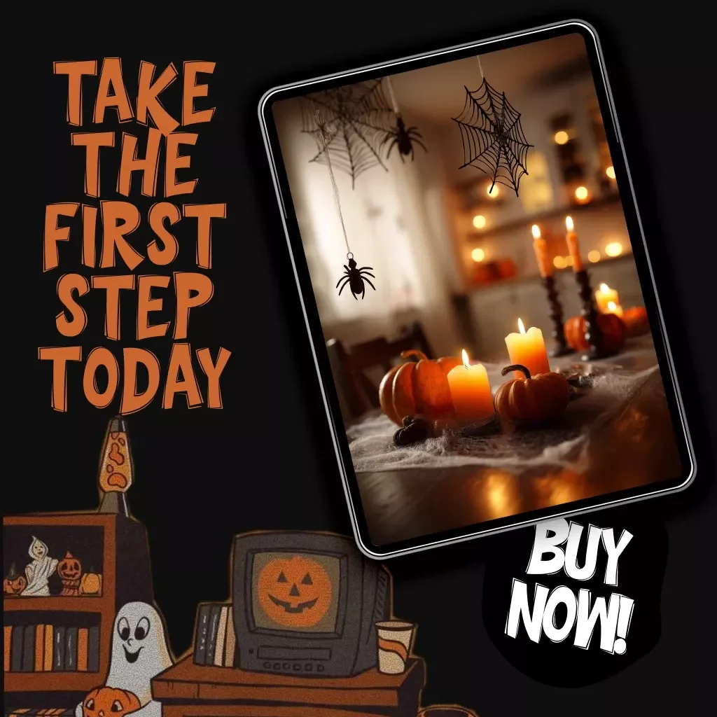 Spooktacular 13-Day Halloween Countdown Checklist | Printable Digital Download | How to Organize a 13-Day Halloween Countdown Sheet | Halloween eBook, Guide & Activity Planner