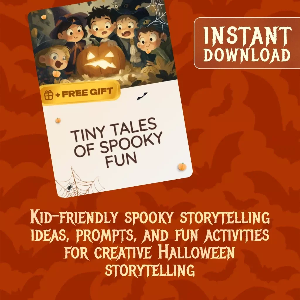Tiny Tales of Spooky Fun | Digital Kids Guide with Spooky Short Stories for Kids, Creative Writing Prompts, Halloween Story Ideas & AI Tips for Parents and Teachers