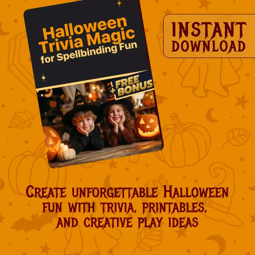 Halloween Trivia Magic for Spellbinding Fun | Ultimate Halloween Trivia Printable eBook & Party Guide | Digital Download Game Night Checklist