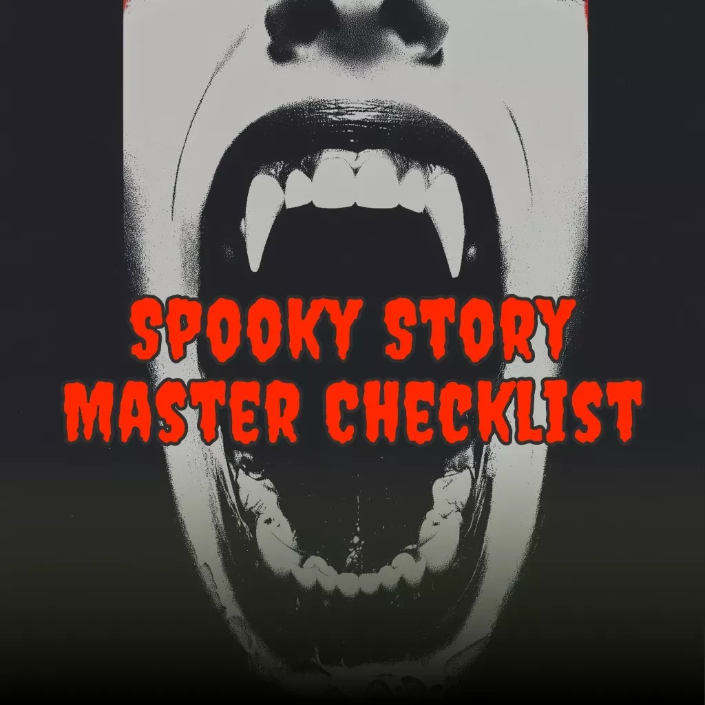 Spooky Story Master Checklist | Halloween Spooky Stories Writing Guide, Digital Download, Haunted House, Ghost & Witch Storytelling Ideas