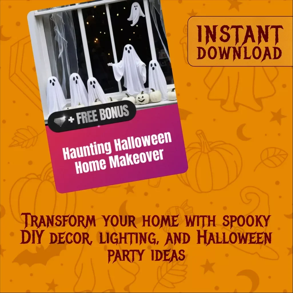 Haunting Halloween Home Makeover eBook – Ultimate Guide, DIY Decor, Spooky Lighting & Creepy Party Ideas for Halloween Enthusiasts