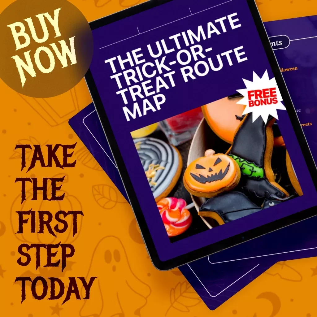 The Ultimate Trick-or-Treat Route Map | Halloween eBook | Digital Download Guide for Planning the Best Candy Haul Night