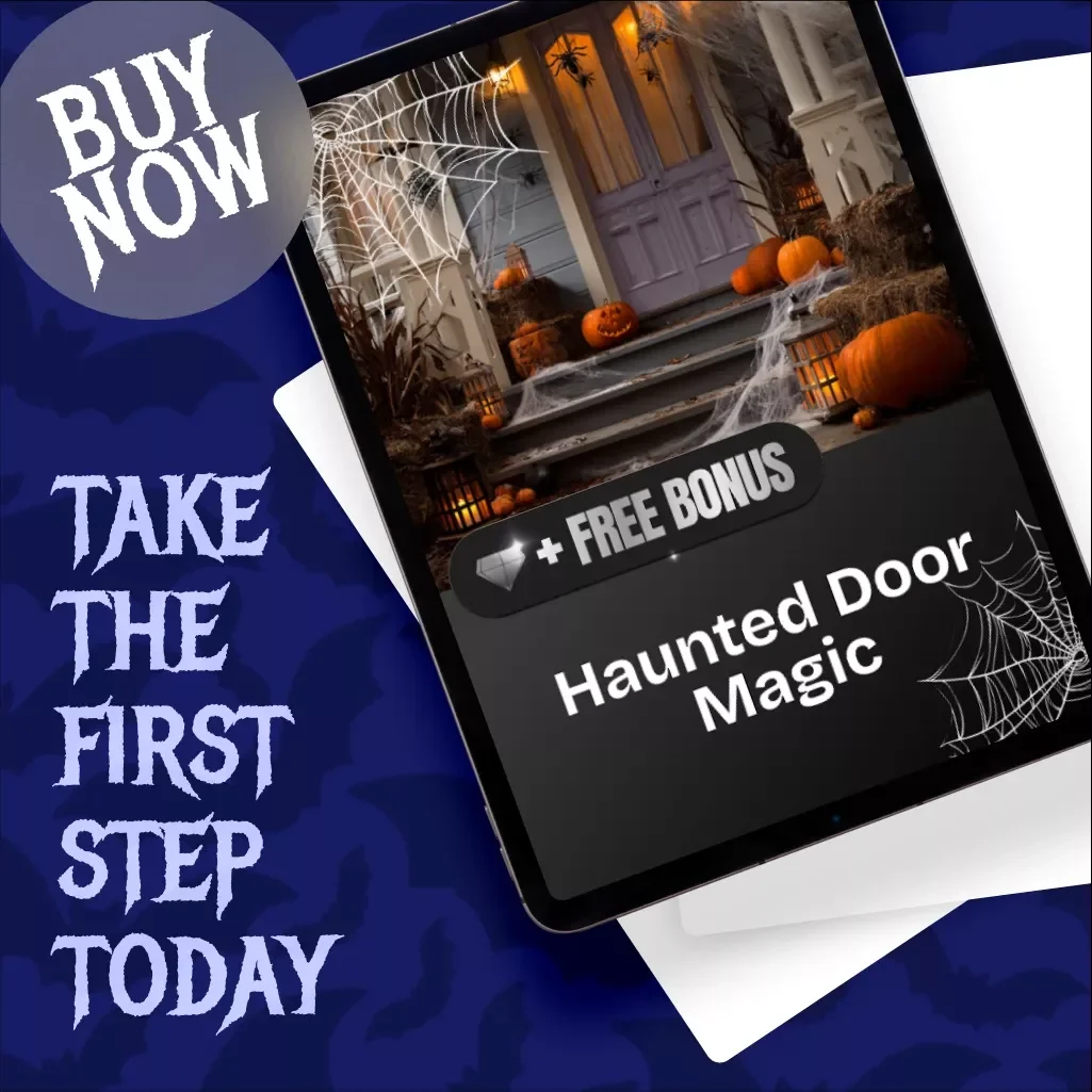 Haunted Door Magic | Spooky Halloween Door Decorations Guide | DIY eBook for Creepy, Budget-Friendly, and AI-Powered Halloween Inspiration