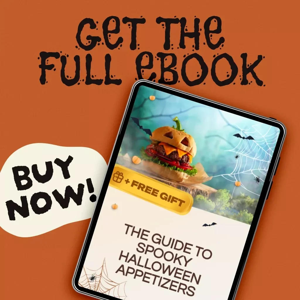 The Guide to Spooky Halloween Appetizers | Digital Download eBook for Creepy Party Recipes, DIY Food Ideas & Themed Checklists