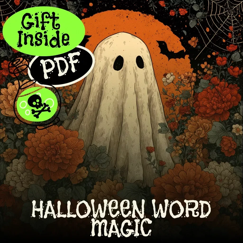 Halloween Word Magic: Printable Vocabulary Fun | Educational eBook Guide for Teachers, Parents & Homeschool | Creative Worksheets & AI Activity Ideas