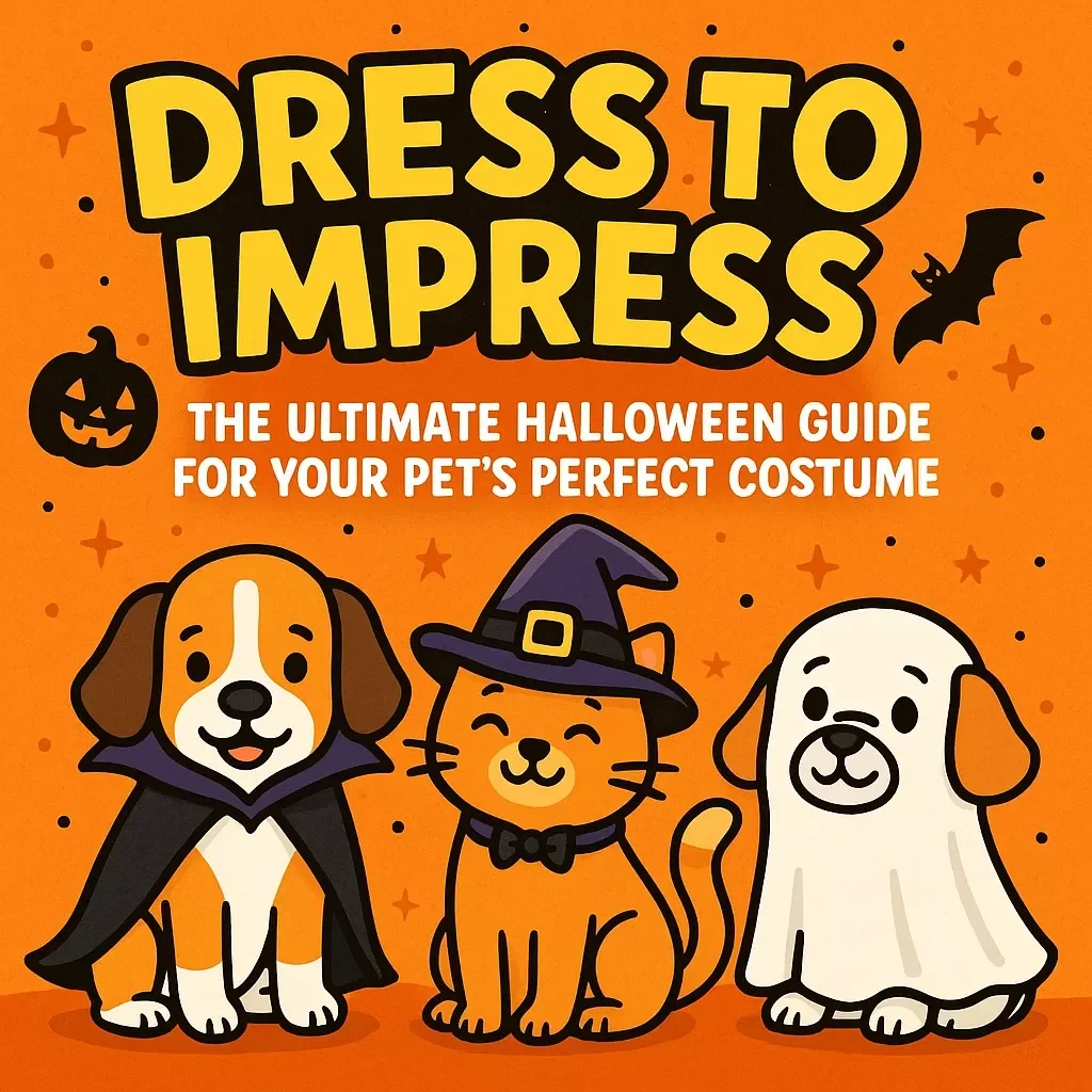 Dress to Impress: The Ultimate Halloween Guide for Your Pet’s Perfect Costume | Digital Download eBook | Halloween Pet Costume Guide, DIY Ideas & Safety Tips