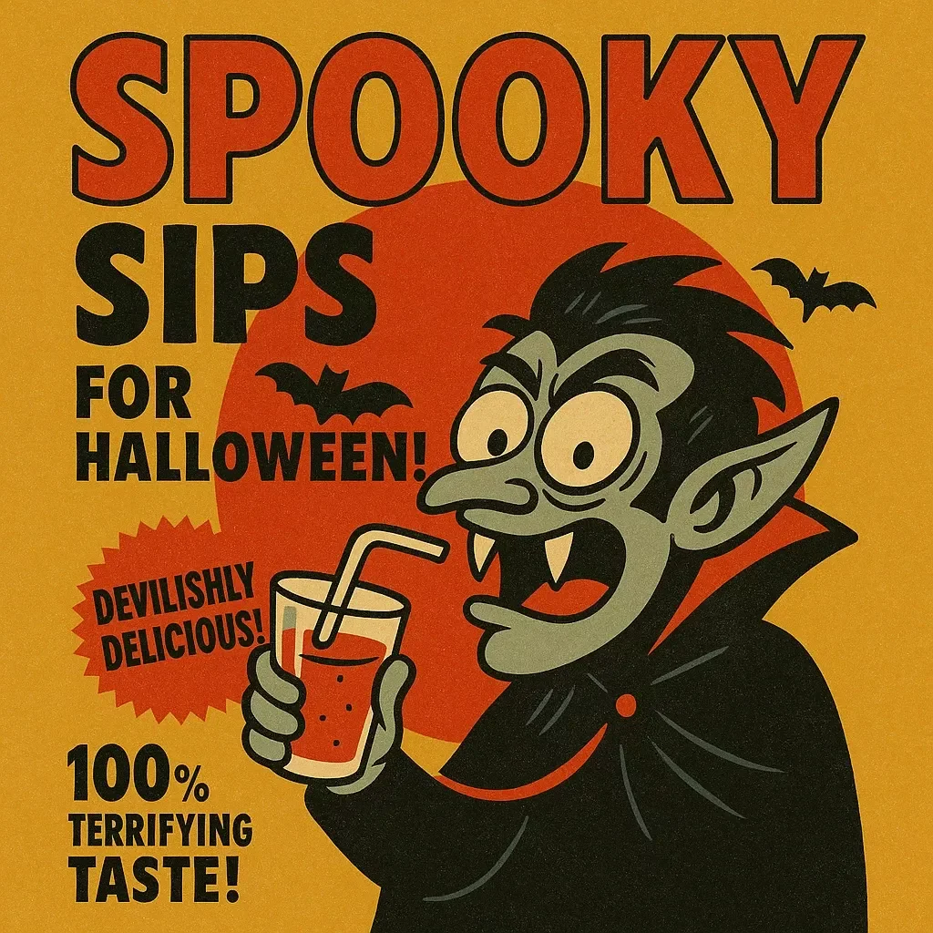 Spooky Sips for Halloween | Digital eBook of Spooky Halloween Drinks, Cocktails, and Mocktails Guide