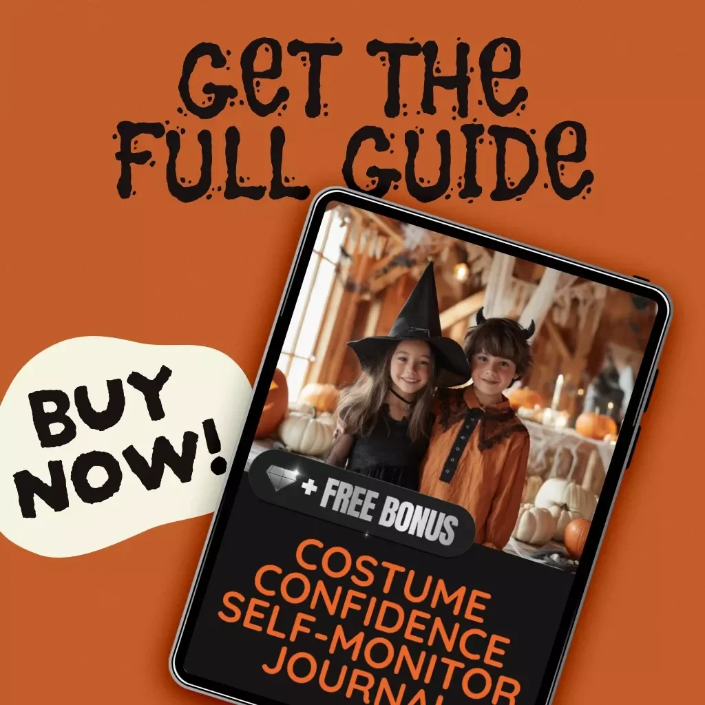 Costume Confidence Self-Monitor Journal | Digital Download Guide for Costume Goals, Confidence Tracking & AI Costume Assistants