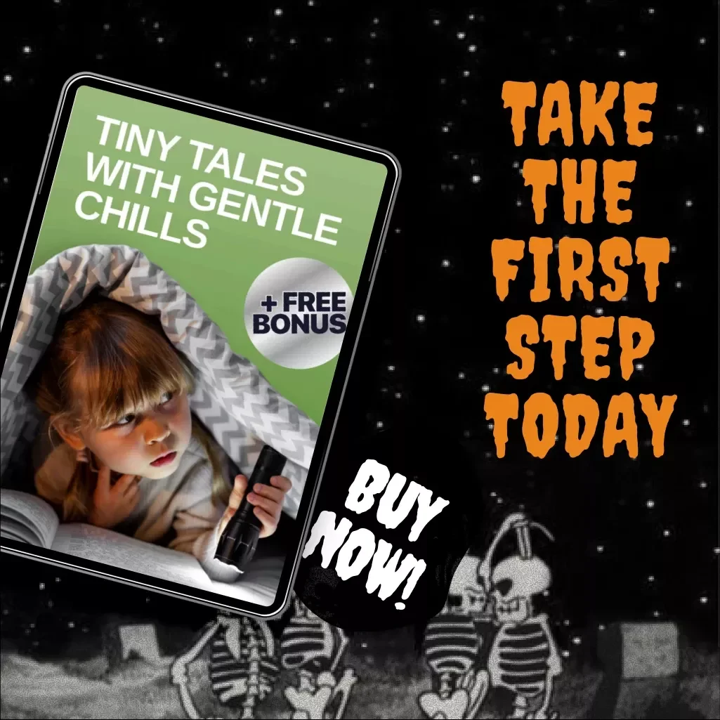 Tiny Tales with Gentle Chills | Spooky Stories for Toddlers | Digital Storytelling Guide for Parents & Educators | Creative Prompts, Safe Scare Tips & AI Tools