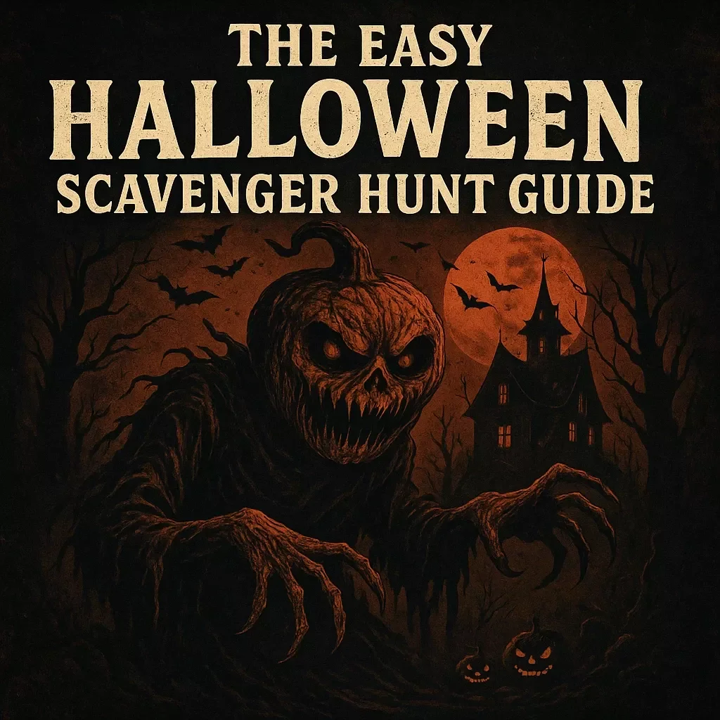 The Easy Halloween Scavenger Hunt Guide | Printable Digital Download | Fun Family-Friendly Halloween Activity