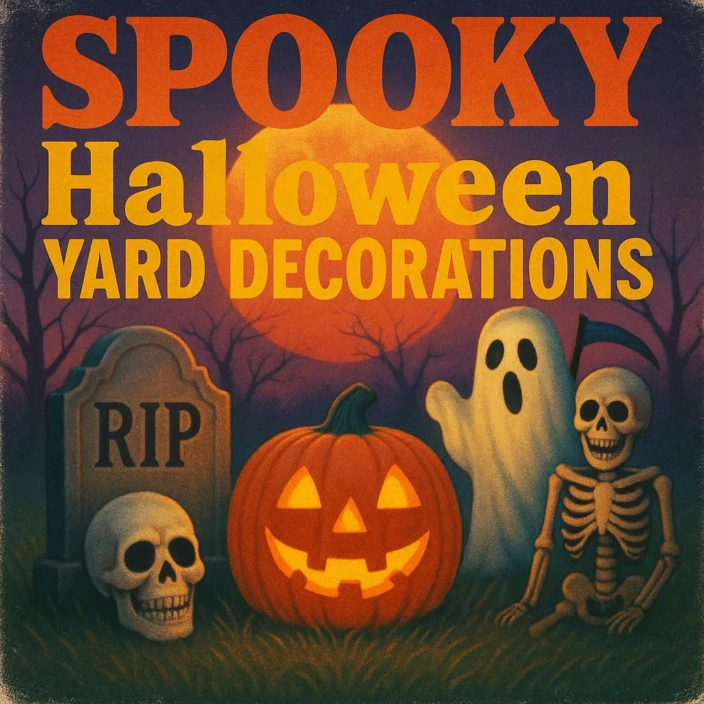 Spooky Halloween Yard Decorations | Digital Guide for DIY Outdoor Haunted Decor, Themes, and Lighting Ideas