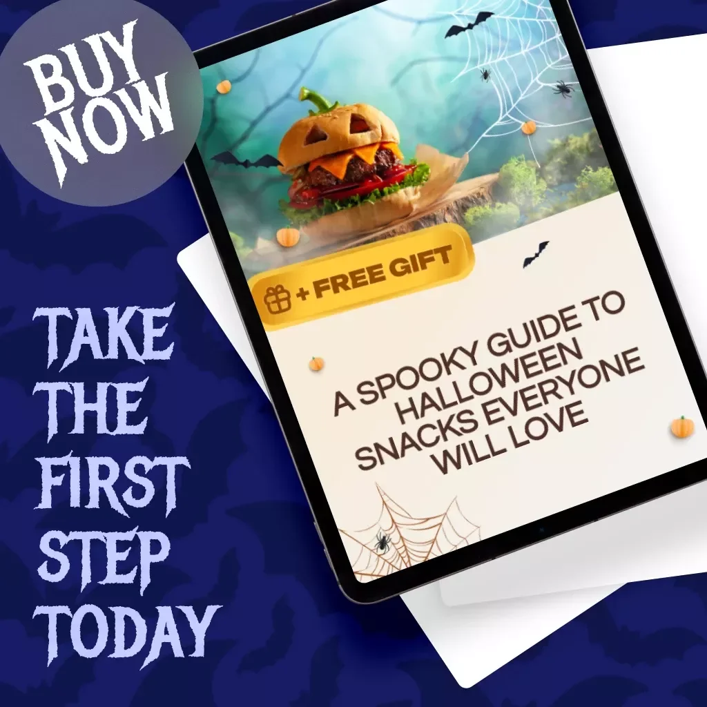 A Spooky Guide to Halloween Snacks Everyone Will Love | Digital eBook | Easy DIY Spooky Halloween Snacks, Creepy Cute Treats, Party Food & Snack Ideas