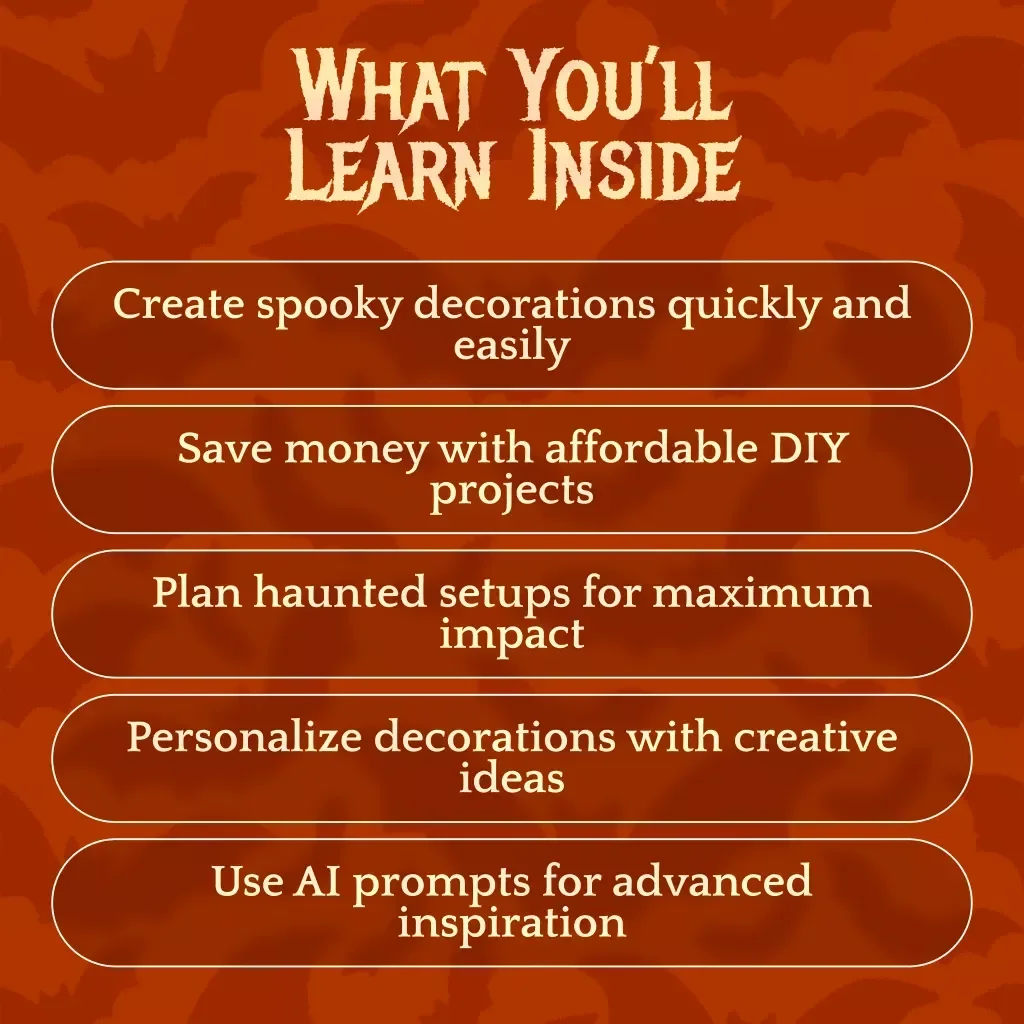 Haunted Home DIY Magic Guide – Easy DIY Halloween Decorations, Haunted House Setup, Indoor & Outdoor Decor, AI Halloween Ideas & Budget-Friendly DIY Projects