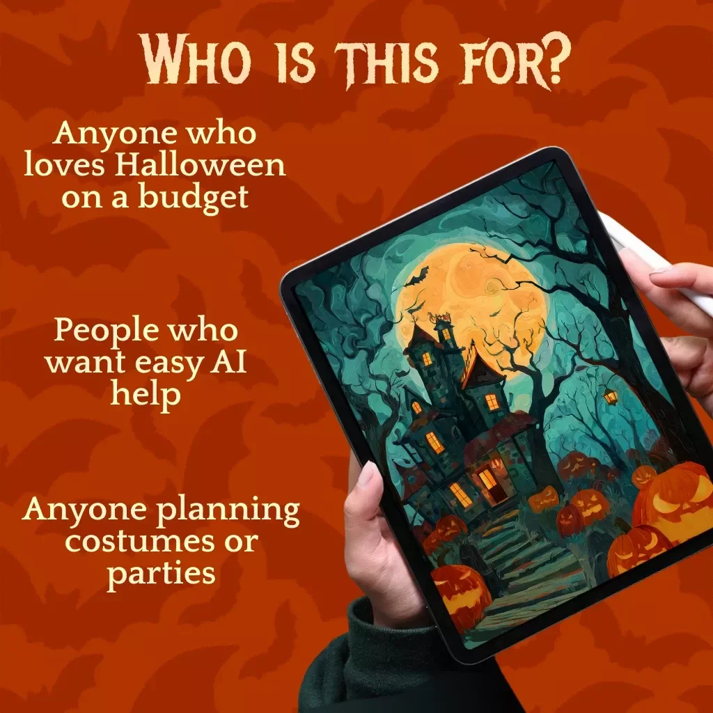Spooktacular Savings: Let AI Build Your Halloween Budget Tracker | Digital Download Guide, eBook & Checklist for Smarter Spending