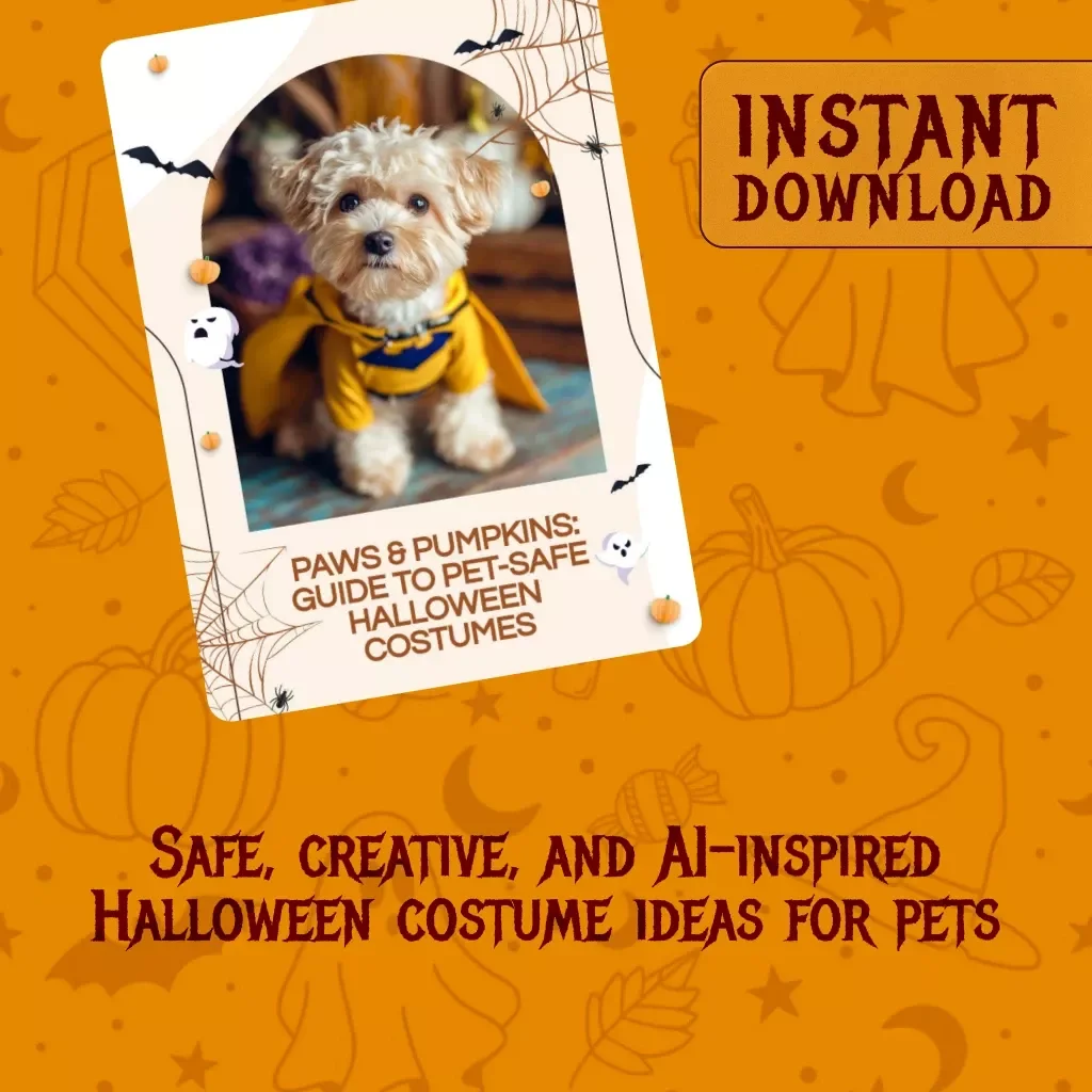 Paws & Pumpkins: Guide to Pet-Safe Halloween Costumes | How to Do Pet-Safe Halloween Costumes | DIY Pet Costume Ideas & Safety Tips eBook