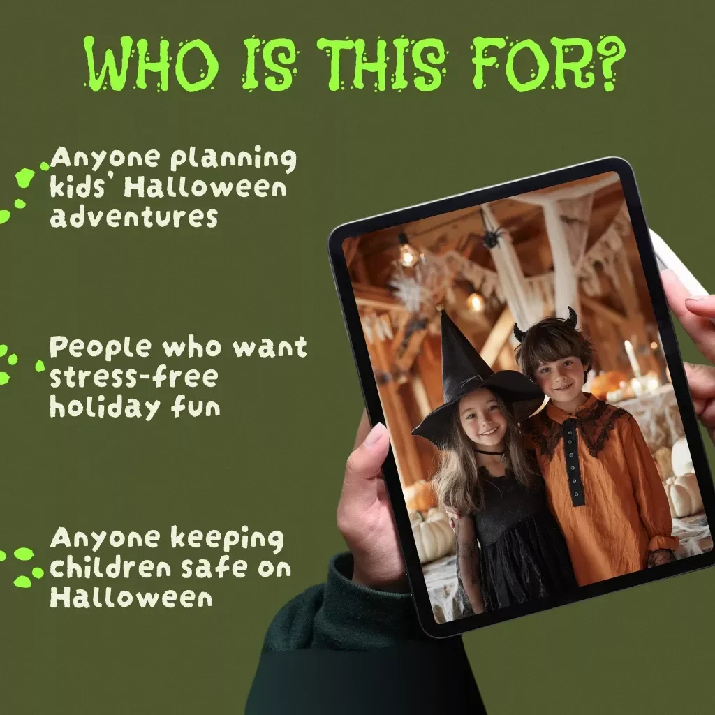 Safe & Spooky: Halloween Tips for Kids | Digital Download eBook | Halloween Safety Tips for Kids Guide, Checklist & Family Resource