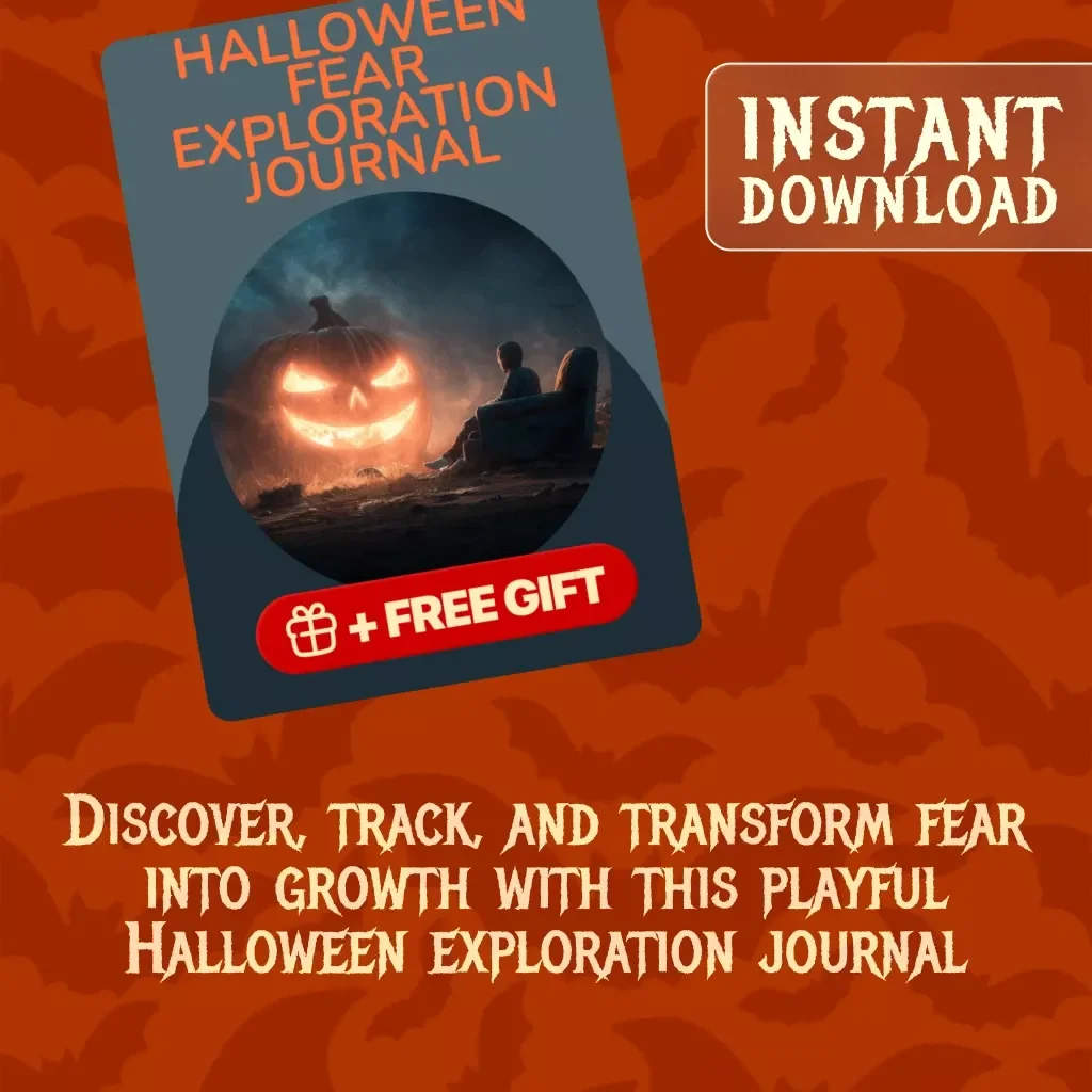 Halloween Fear Exploration Journal | Digital Download eBook Guide for Self-Reflection, Journaling & Resilience Building