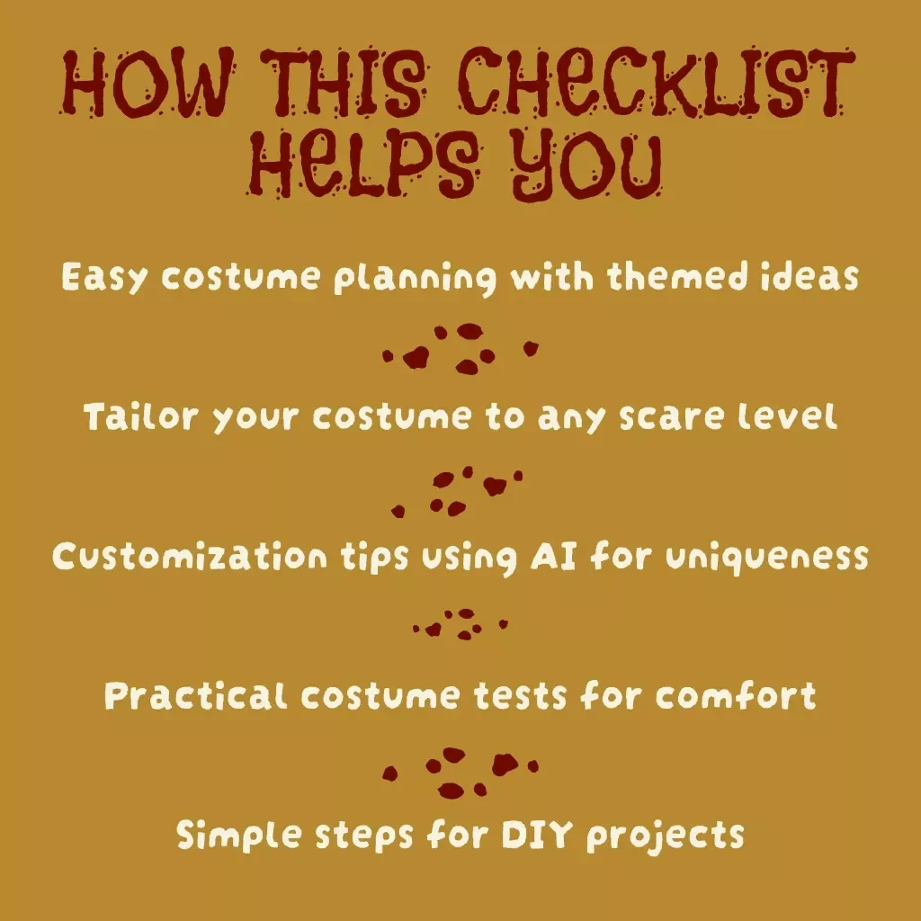 Scary Halloween Costume Checklist – Your Ultimate Guide to Spooky Costume Ideas