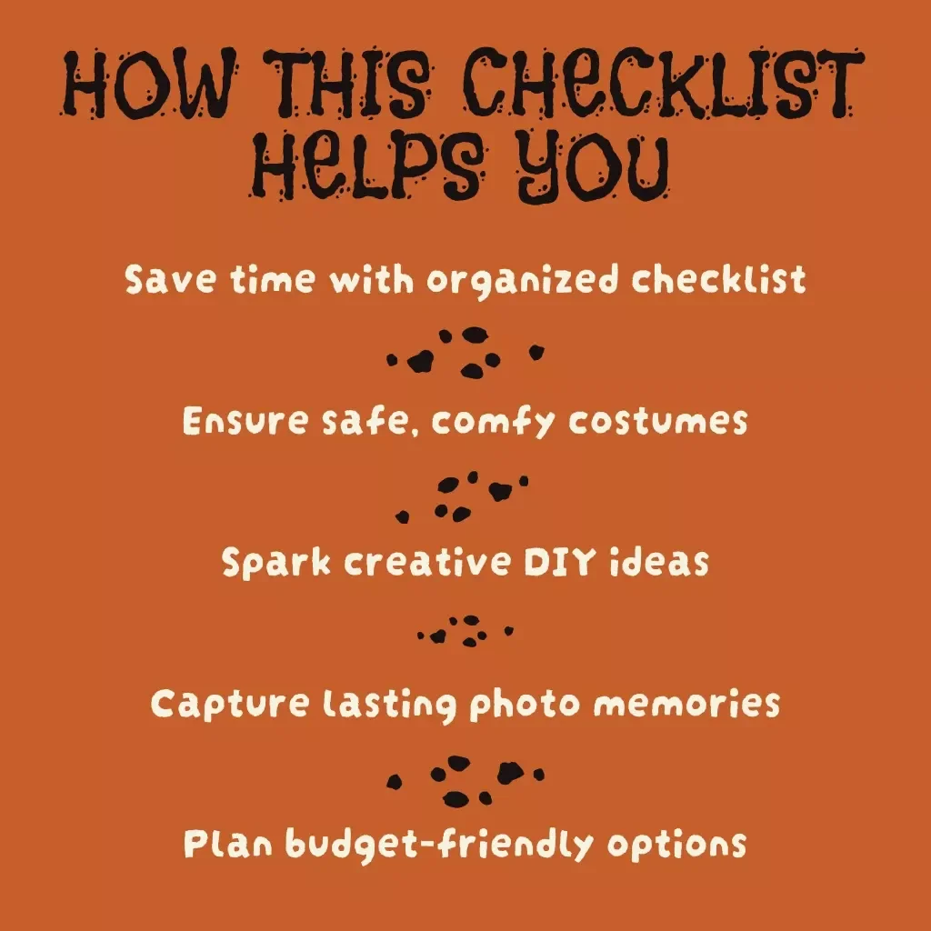 Toddler Halloween Costume Checklist: From Spooky to Adorable | Printable Digital Download | Toddler Halloween Costume Guide, eBook & Planner
