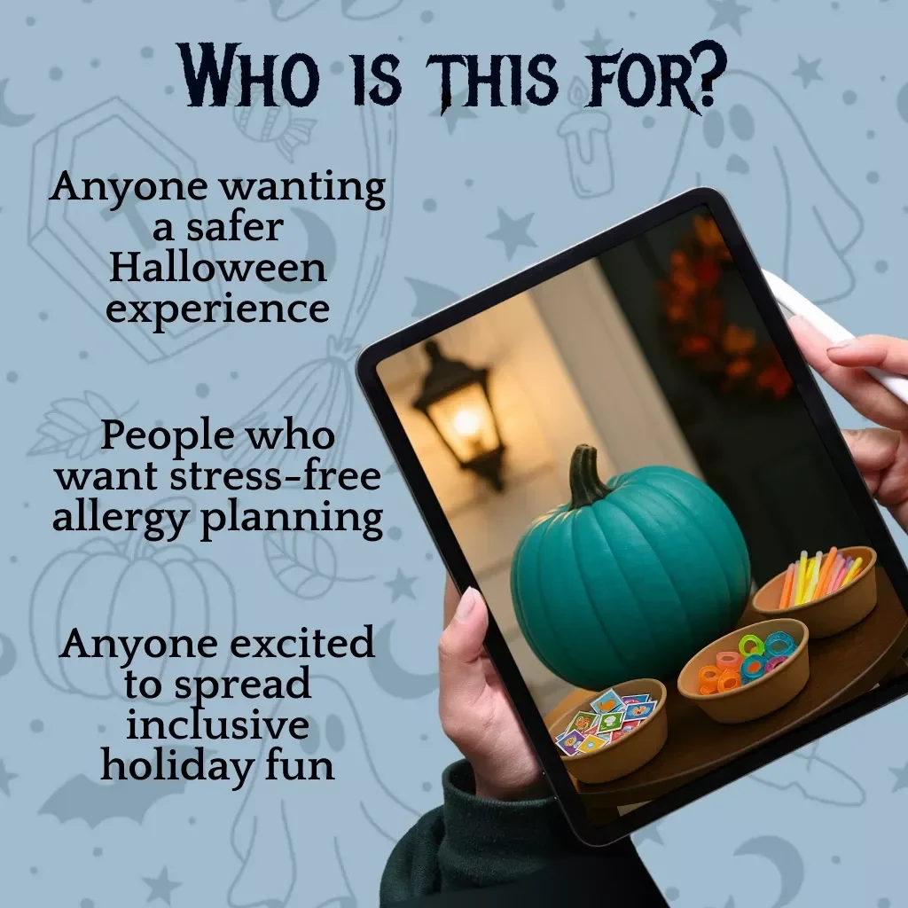 Teal Pumpkin Playbook | Allergy-Safe Halloween Guide | Non-Food Treat Ideas & Digital Planning Templates
