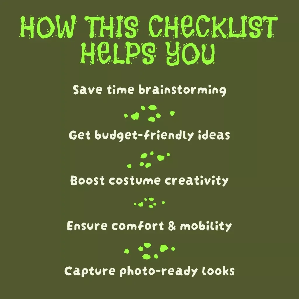 Spooktacular Couples Costume Checklist | Ultimate Digital Halloween Guide for Couples | Halloween Costumes for Couples Ideas, DIY & Planning Printable